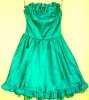 Krásné sytě zelené šaty,  bez kazů, 1x  nošené, cena: 400,- + poštovné 
