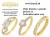 V ponuke internetového zlatníctva KORAI nechýbajú ani zlaté prstene. Podobne ako iné zlaté šperky, aj zlaté prstene ponúkame v rôznych farebných prevedeniach a vzorov. Na výber sú prstene zo žltého zlata, prstene z bieleho zlata, ale aj prstene vyrobené kombináciou žltého a bieleho zlata. Výber je skutočne široký, od bezkameňových zlatých prsteňov, cez zlaté prstene s jedným kamienkom (vhodné aj ako zásnubné prstene), až po elegantné, luxusné zlaté prstene vykladané množstvom zirkónov. Navštívte internetové zlatníctvo KORAI a zaručene si vyberiete. E-shop KORAI. Navštívte e-shop KORAI a zaručene si vyberiete. E-shop KORAI Vaše internetové zlatníctvo ponúka zlato. Internetové zlatníctvo KORAI. Online šperky KORAI. Online zlatníctvo KORAI.