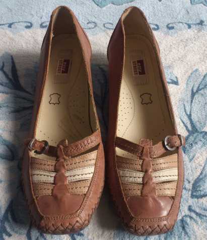 Pravé kožené boty, vel. 41