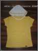 žluté tričko s kapucou vel. uvedená XXL, ale spíše odpovídá XL na zádech malinké šišlé flíčky, které nejsou na těle vidět. Cena 75 kč + pošta zdarma