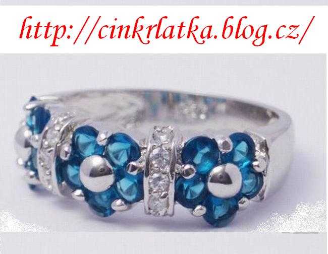 Luxusní stříbrný prsten BARBARA