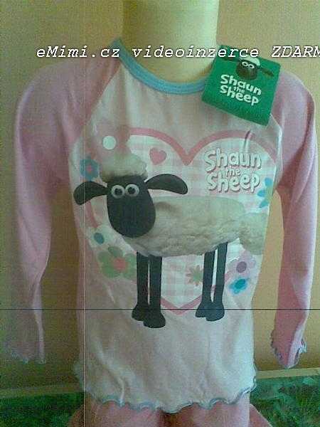 NOVÉ pyžamka s oblíbenou ovečkou Shaun