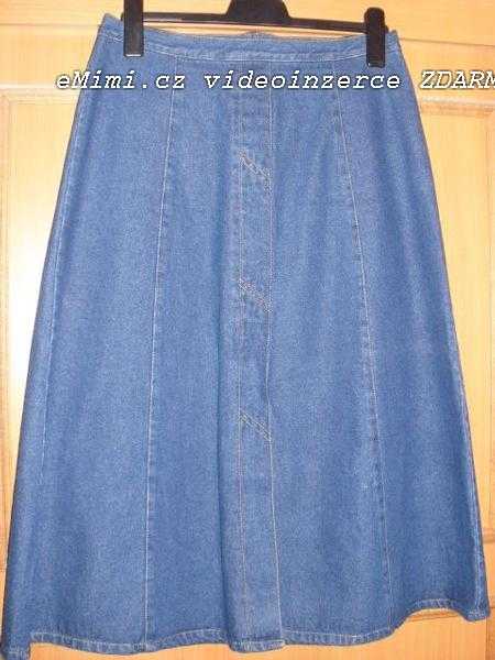 NOVÁ džínová sukně, velikost 42