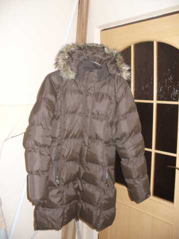 Zimní dívčí dlouhý kabát