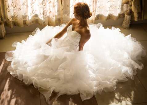Svatební šaty typu princezna
